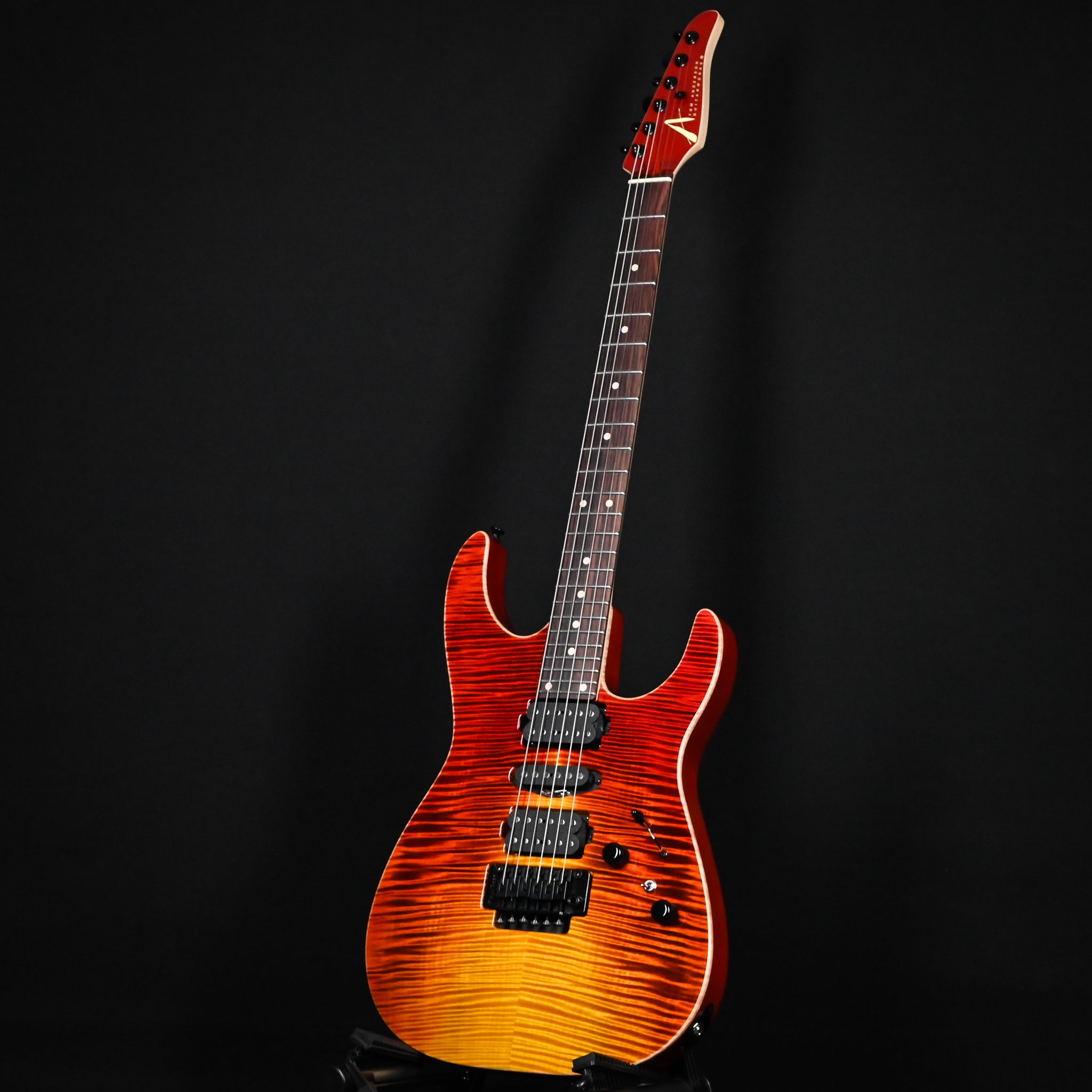 Tom Anderson Custom Angel Electric Guitar- Fire WakeSurf w/ Binding 2026 (04-18-26P)