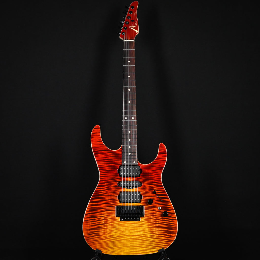 Tom Anderson Custom Angel Electric Guitar- Fire WakeSurf w/ Binding 2026 (04-18-26P)