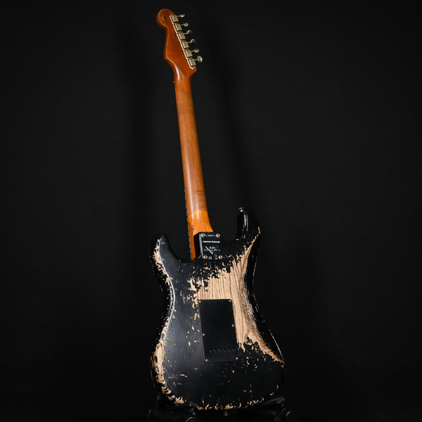 Fender Custom Shop Limited Edition Poblano Stratocaster Super Heavy Relic- Aged Black (CZ580071)