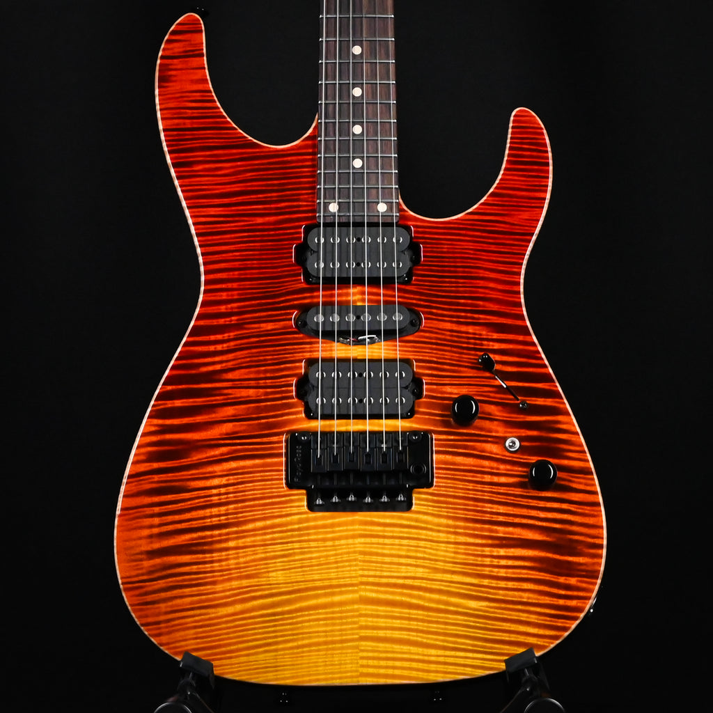 Tom Anderson Custom Angel Electric Guitar- Fire WakeSurf w/ Binding 2026 (04-18-26P)