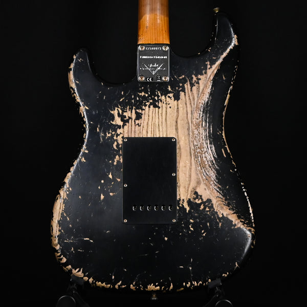 Fender Custom Shop Limited Edition Poblano Stratocaster Super Heavy Relic- Aged Black (CZ580071)