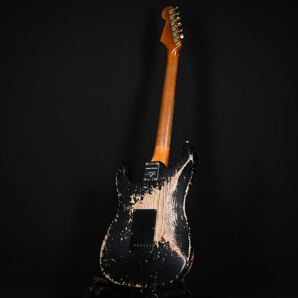 Fender Custom Shop Limited Edition Poblano Stratocaster Super Heavy Relic- Aged Black (CZ580071)