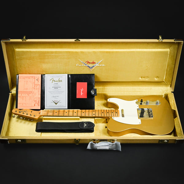 Fender Custom Shop '58 Telecaster Journeyman Relic - Aged HLE Gold (CZ576756)