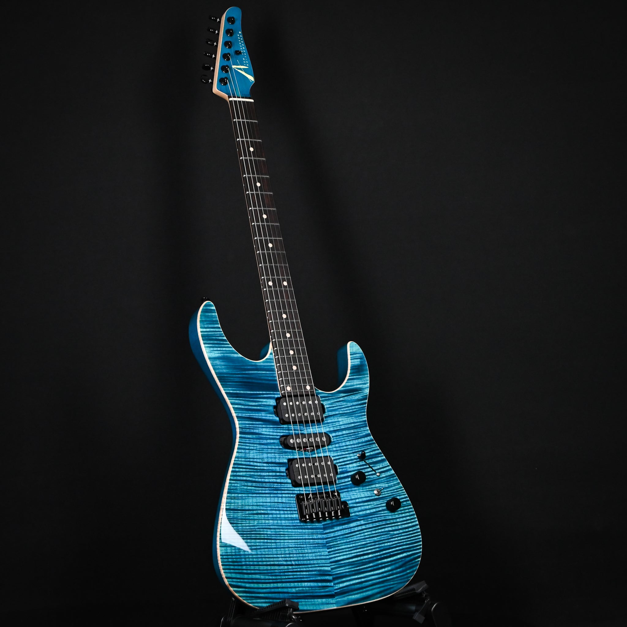 Tom Anderson Custom Angel Electric Guitar- Deep Bora Bora Blue w/ Binding 2026 (06-20-26P)