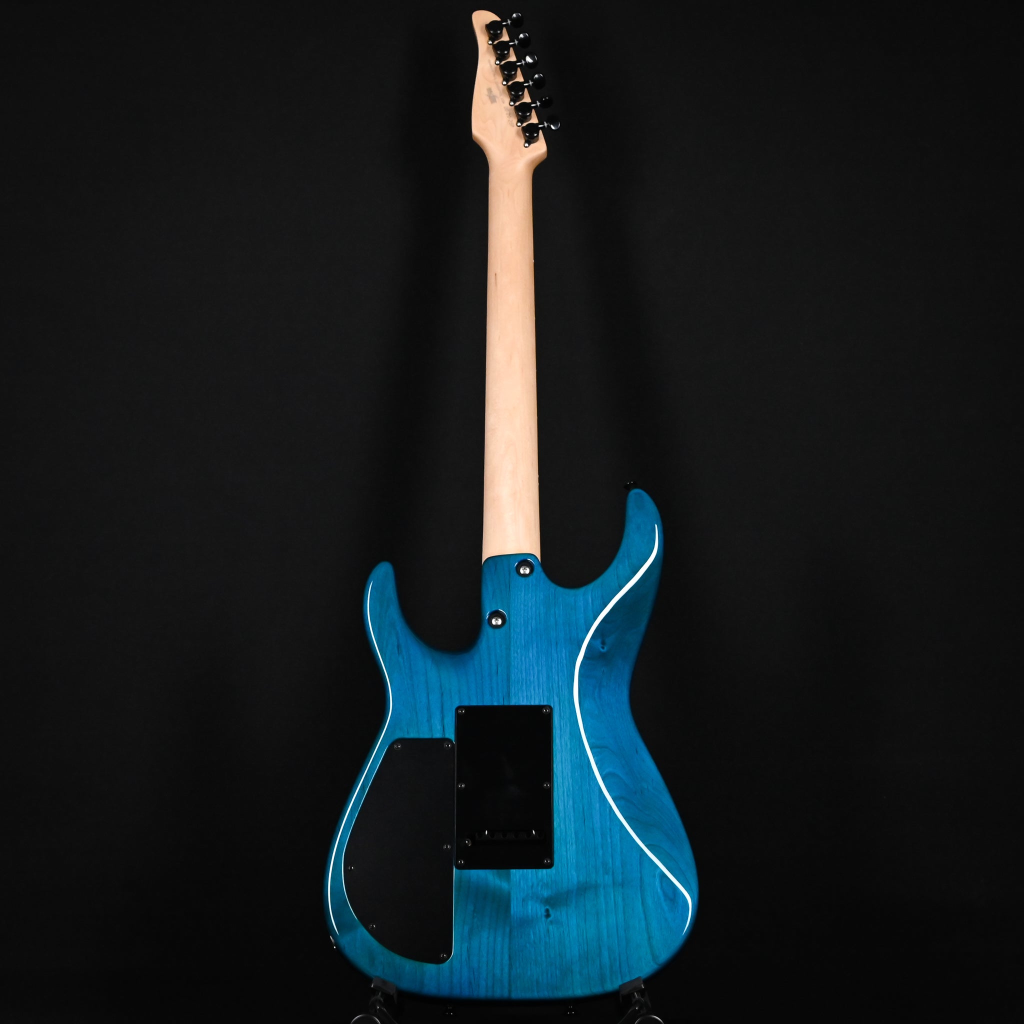 Tom Anderson Custom Angel Electric Guitar- Deep Bora Bora Blue w/ Binding 2026 (06-20-26P)