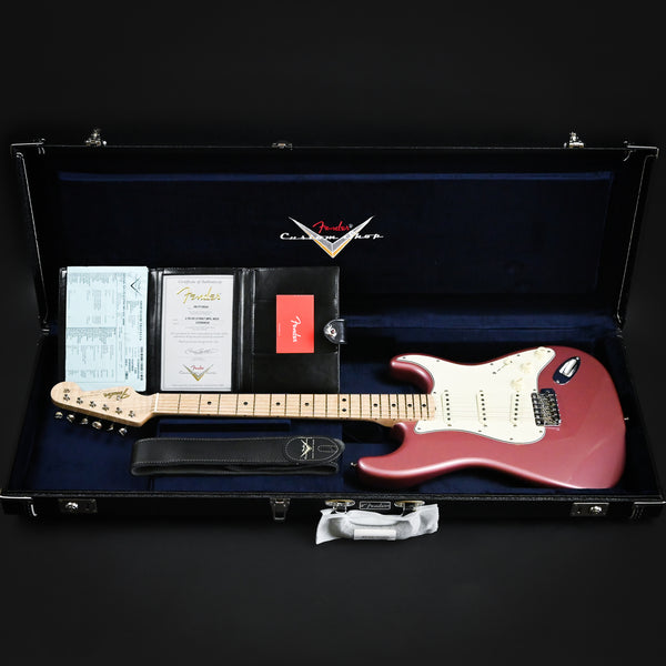 Fender Custom Shop Limited Edition '65 Strat NOS w/ Flamed Maple Neck- Aged Burgundy Mist Metallic (CZ580634)