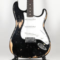 Fender Custom Shop Custom Deluxe Stratocaster Heavy Relic- Aged Black 2026 (CZ589640)