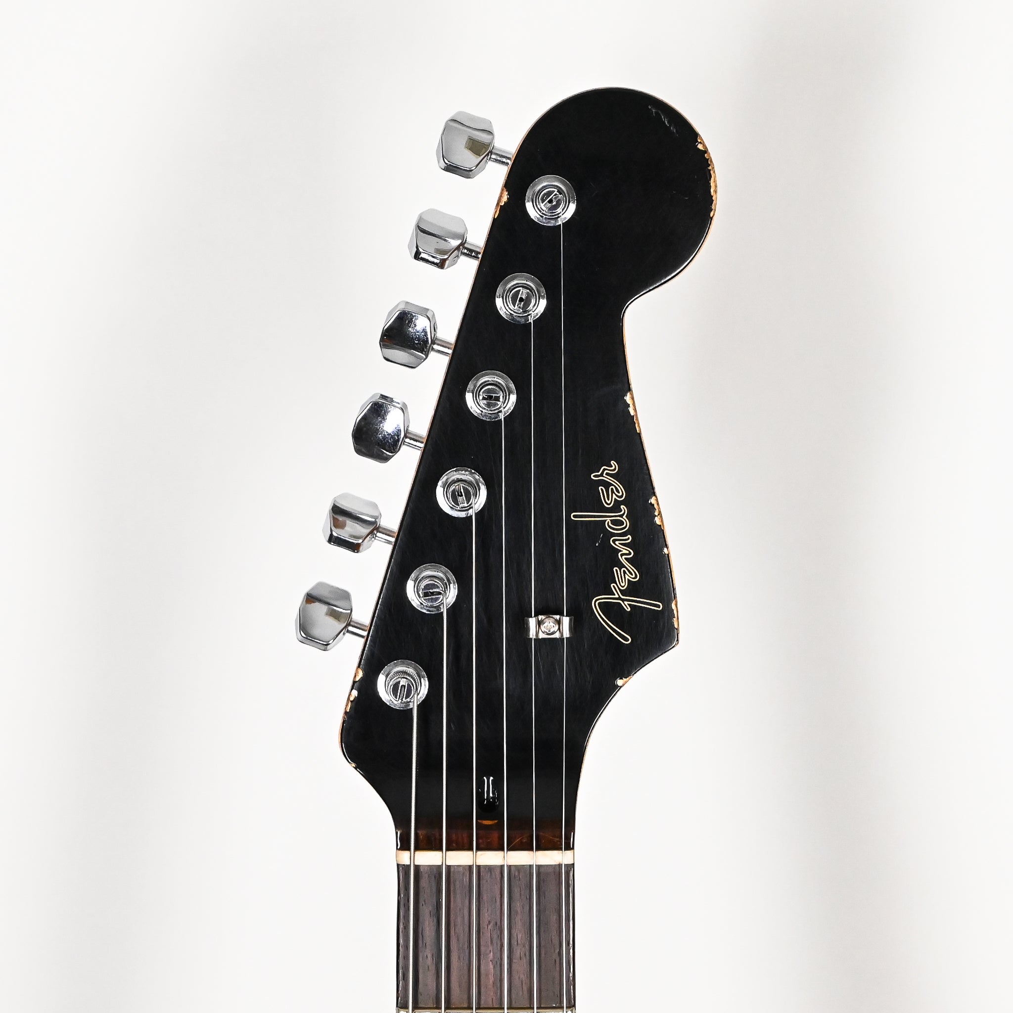 Fender Custom Shop Custom Deluxe Stratocaster Heavy Relic- Aged Black 2026 (CZ589640)
