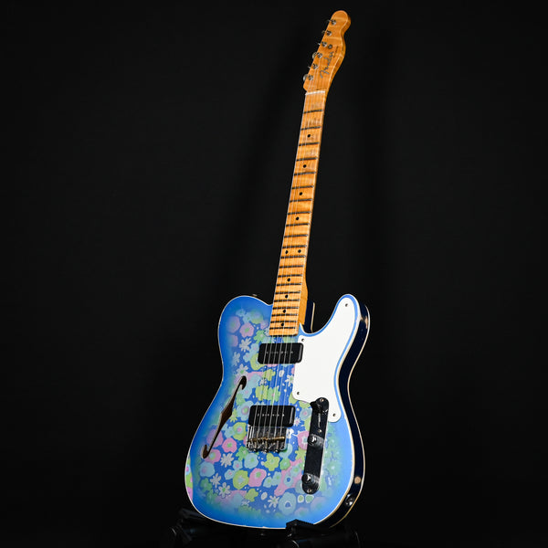 Fender Custom Shop Limited Edition Dual P90 Blue Floral Telecaster Relic (CZ576091)