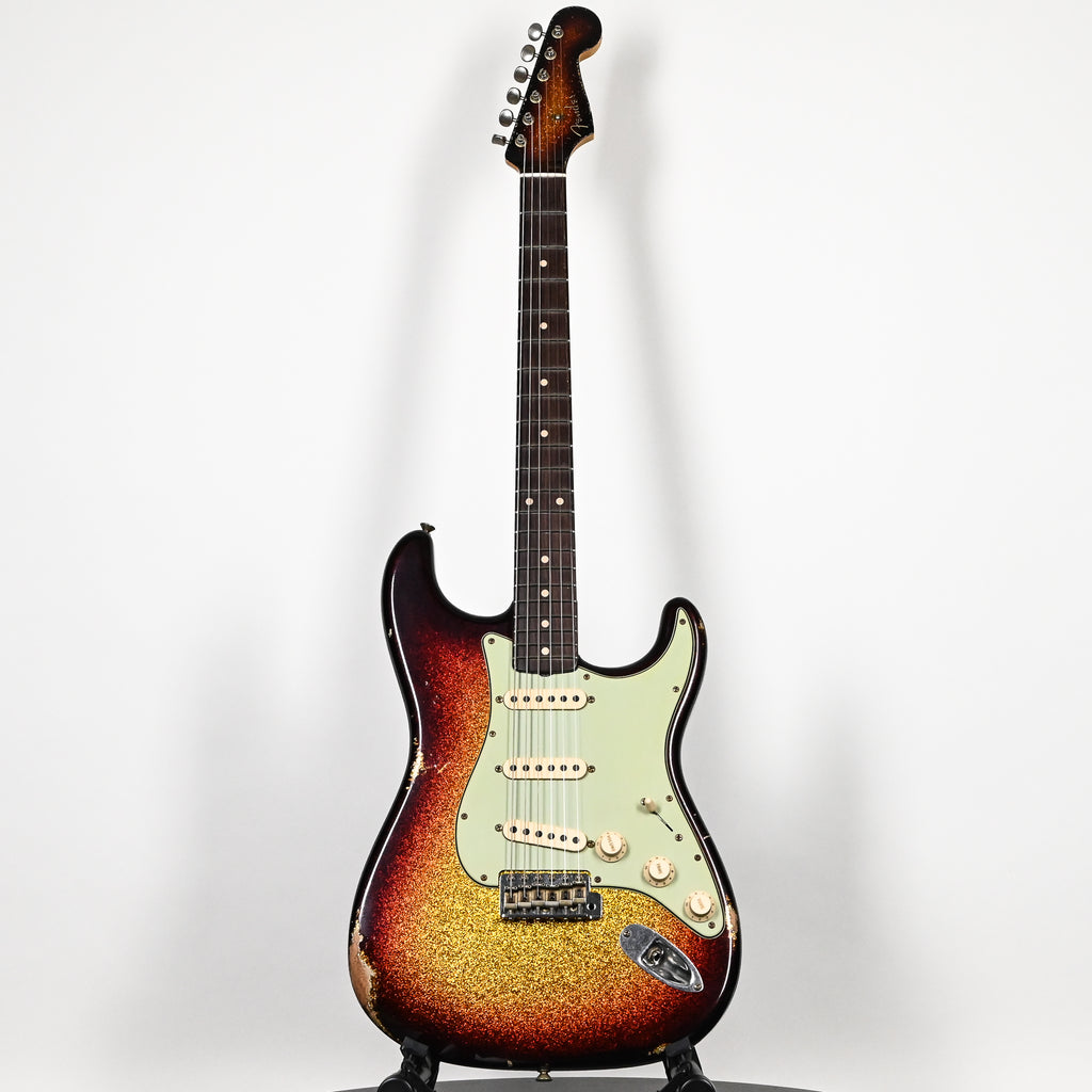 Fender Custom Shop Limited Edition 1960 Stratocaster Relic- 3 Tone Sunburst Sparkle 2026 (CZ589631)