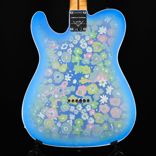 Fender Custom Shop Limited Edition Dual P90 Blue Floral Telecaster Relic (CZ576091)