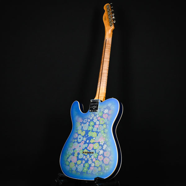 Fender Custom Shop Limited Edition Dual P90 Blue Floral Telecaster Relic (CZ576091)