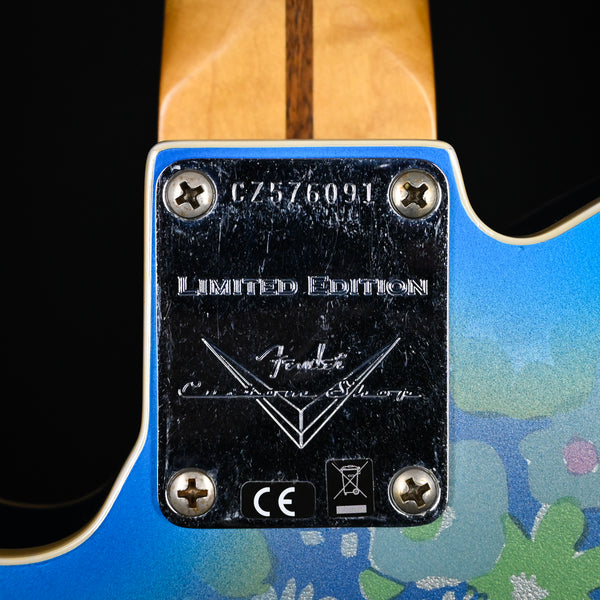 Fender Custom Shop Limited Edition Dual P90 Blue Floral Telecaster Relic (CZ576091)