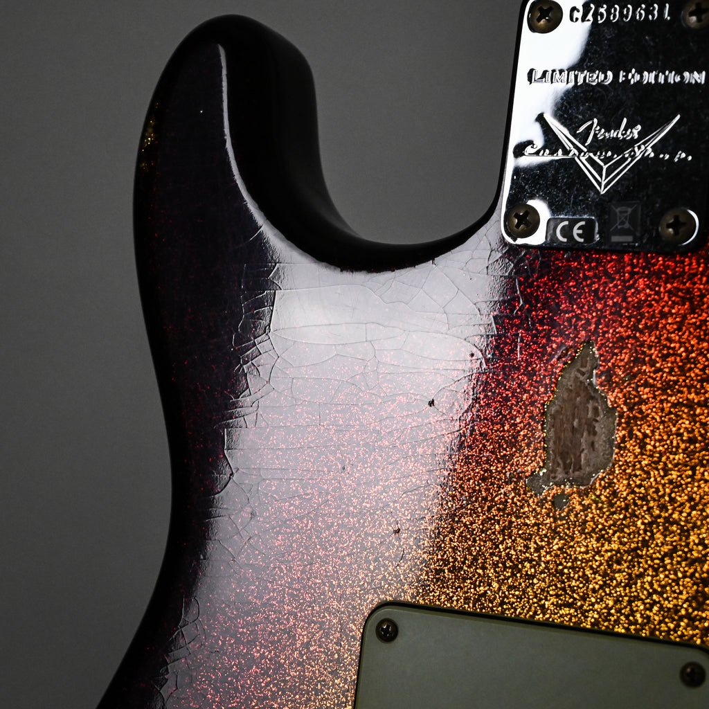 Fender Custom Shop Limited Edition 1960 Stratocaster Relic- 3 Tone Sunburst Sparkle 2026 (CZ589631)