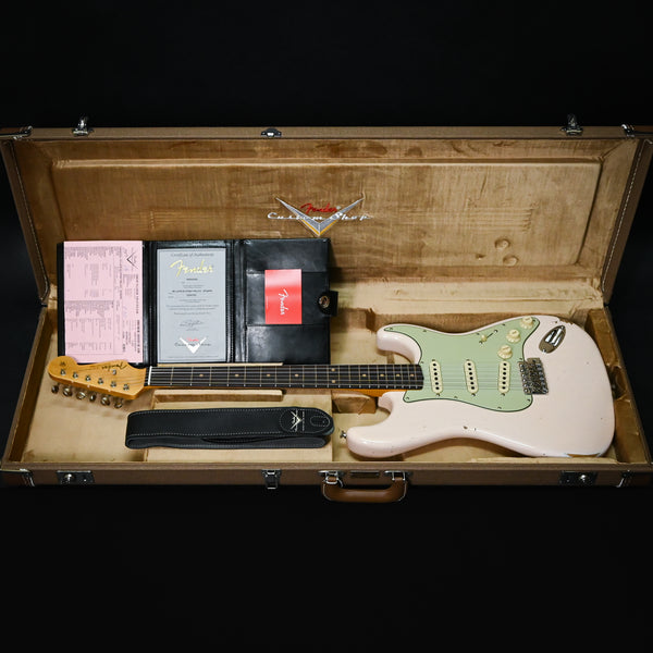 Fender Custom Shop Late-1962 Stratocaster Relic w/ Closet Classic Hardware- Super Faded Aged Shell Pink 2025 (CZ587851)