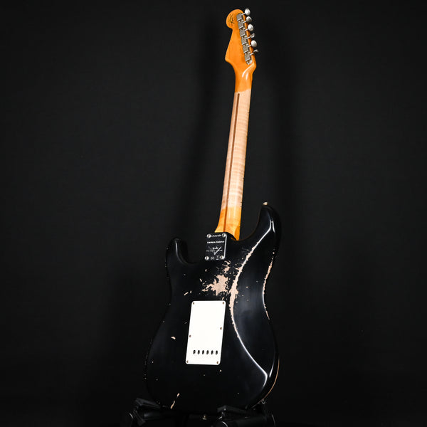 Fender Custom Shop Limited Edition '58 Stratocaster Heavy Relic- Aged Black 2024 (CZ581079)