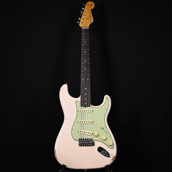 Fender Custom Shop Late-1962 Stratocaster Relic w/ Closet Classic Hardware- Super Faded Aged Shell Pink 2025 (CZ587851)