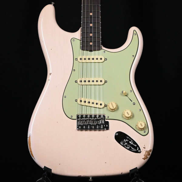 Fender Custom Shop Late-1962 Stratocaster Relic w/ Closet Classic Hardware- Super Faded Aged Shell Pink 2025 (CZ587851)
