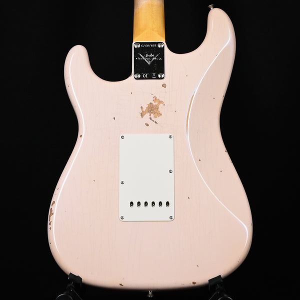 Fender Custom Shop Late-1962 Stratocaster Relic w/ Closet Classic Hardware- Super Faded Aged Shell Pink 2025 (CZ587851)