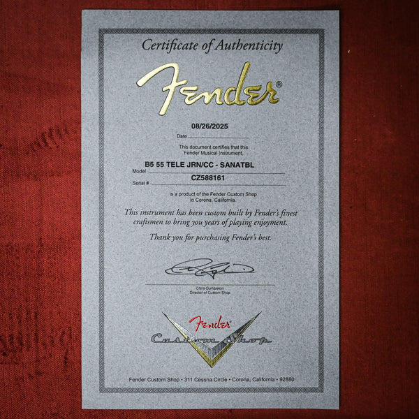 Fender Custom Shop '55 Telecaster Journeyman w/ Closet Classic Hardware- Aged Natural Blonde 2025 (CZ588161)