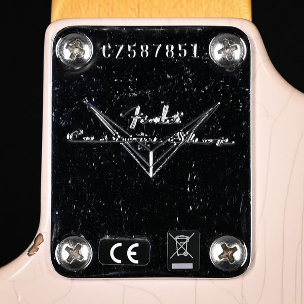 Fender Custom Shop Late-1962 Stratocaster Relic w/ Closet Classic Hardware- Super Faded Aged Shell Pink 2025 (CZ587851)