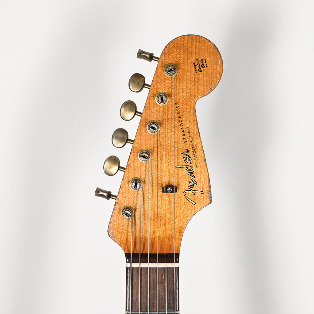 Fender Custom Shop Masterbuilt Dennis Galuszka '62 Stratocaster w/ Brazilian Rosewood Fingerboard Super Heavy Relic- Sherwood Metallic / Pink Paisley 2026 (R148478)