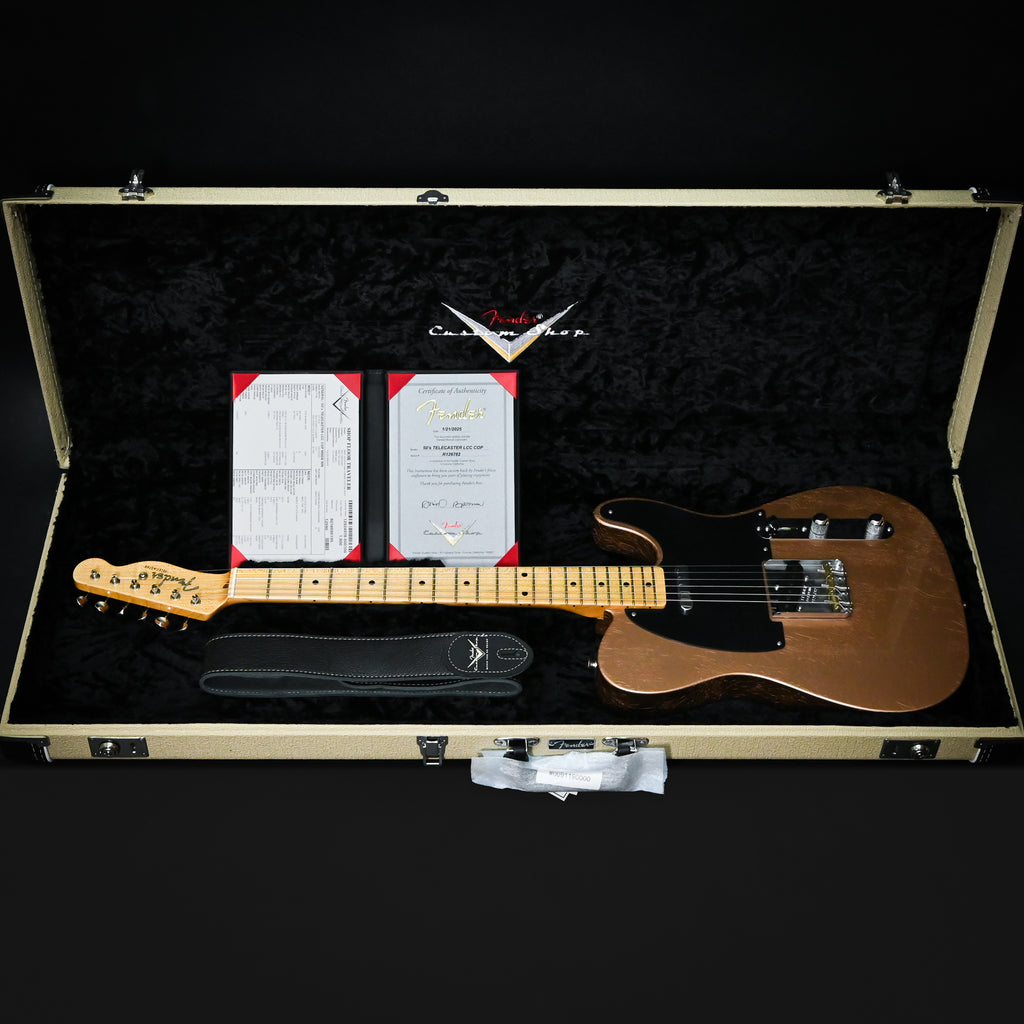 Fender Custom Shop Masterbuilt David Brown 50's Telecaster Deluxe Closet Classic- Copper 2025 (R126782)