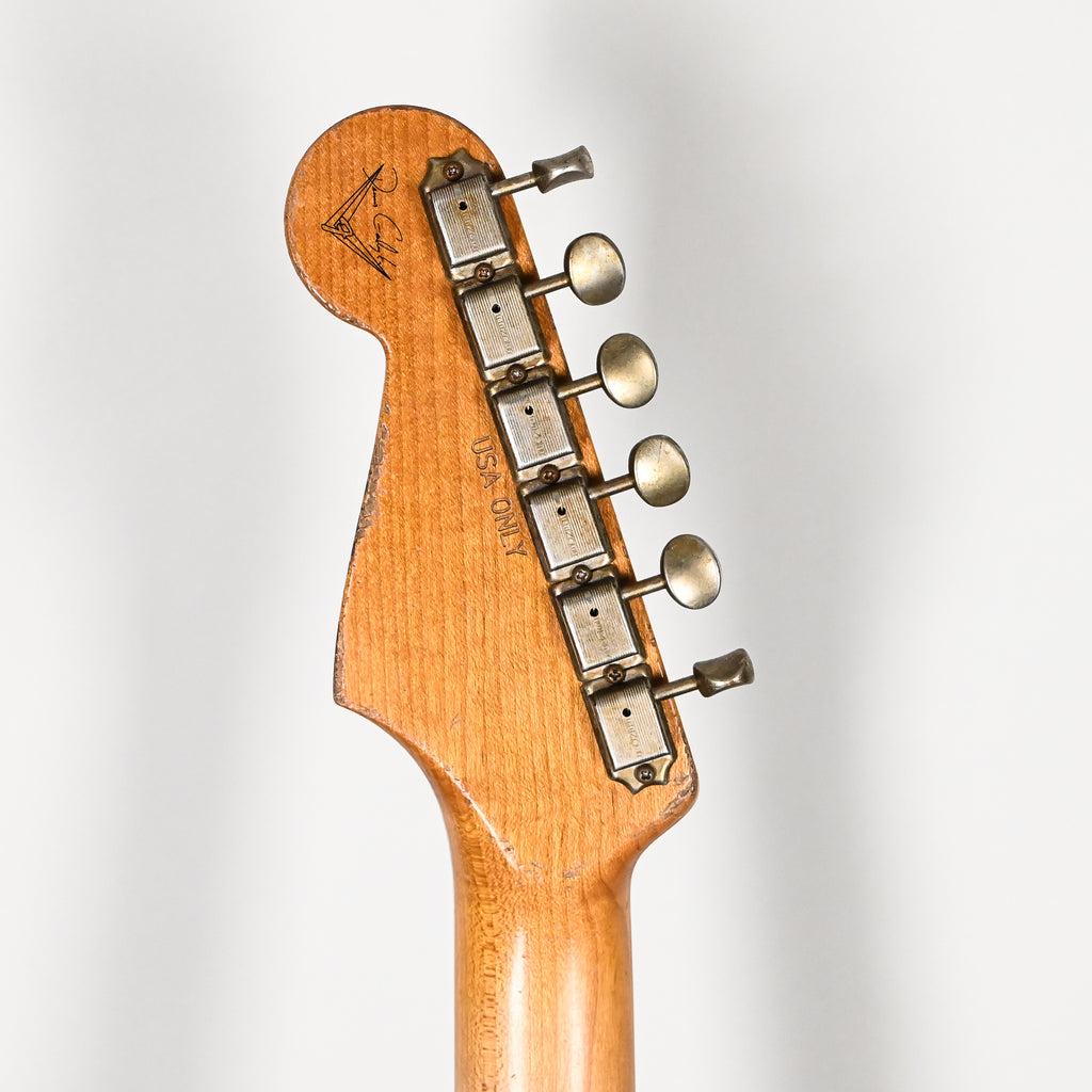 Fender Custom Shop Masterbuilt Dennis Galuszka '62 Stratocaster w/ Brazilian Rosewood Fingerboard Super Heavy Relic- Sherwood Metallic / Pink Paisley 2026 (R148478)