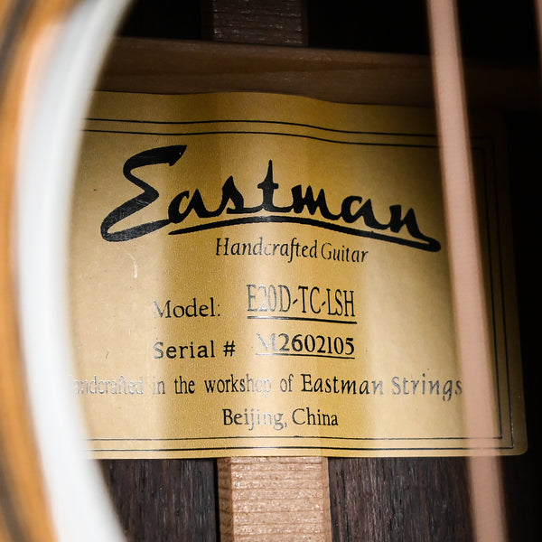 Eastman E20D Thermo-Cure Large Sound Hole- Natural 2026 (M2602105)