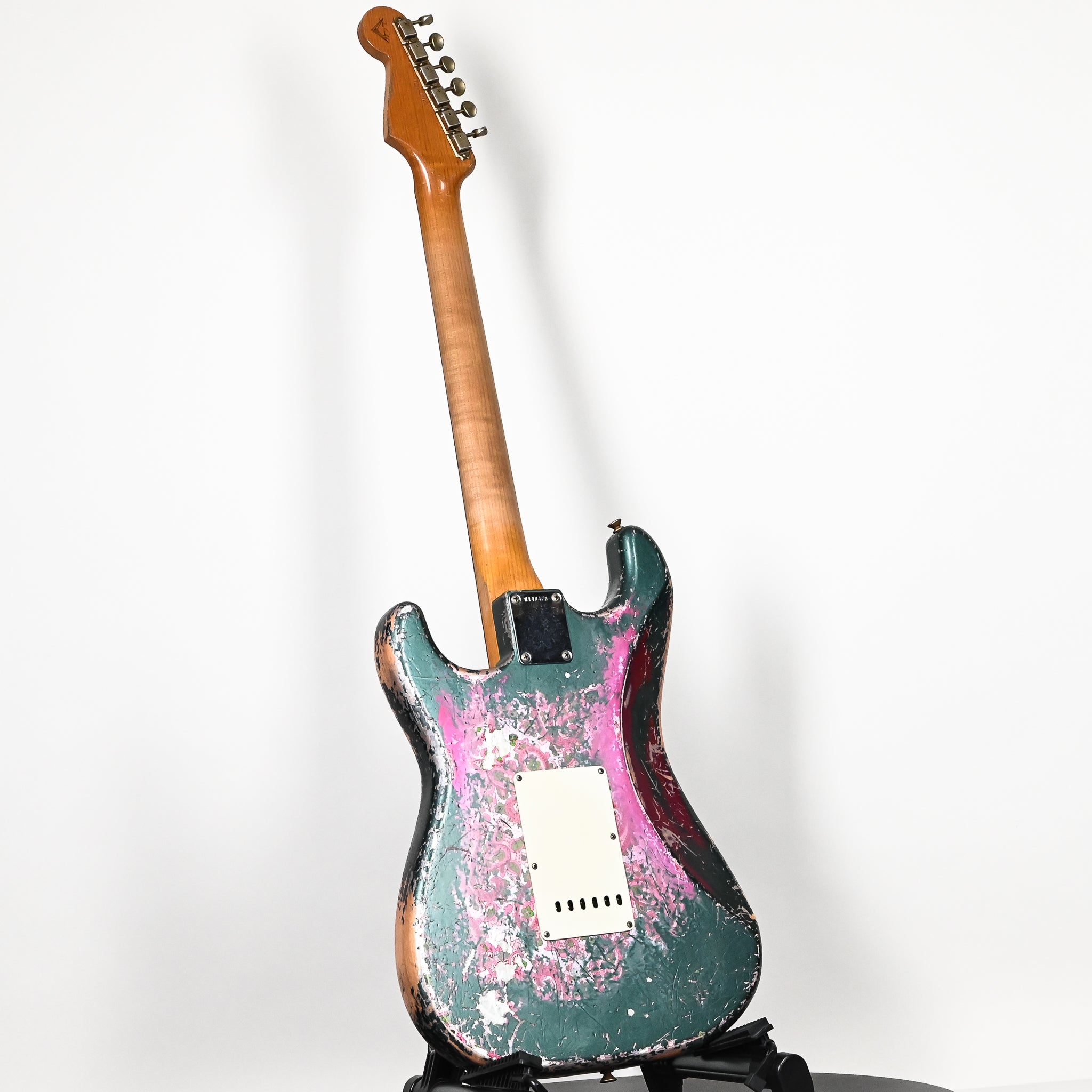 Fender Custom Shop Masterbuilt Dennis Galuszka '62 Stratocaster w/ Brazilian Rosewood Fingerboard Super Heavy Relic- Sherwood Metallic / Pink Paisley 2026 (R148478)