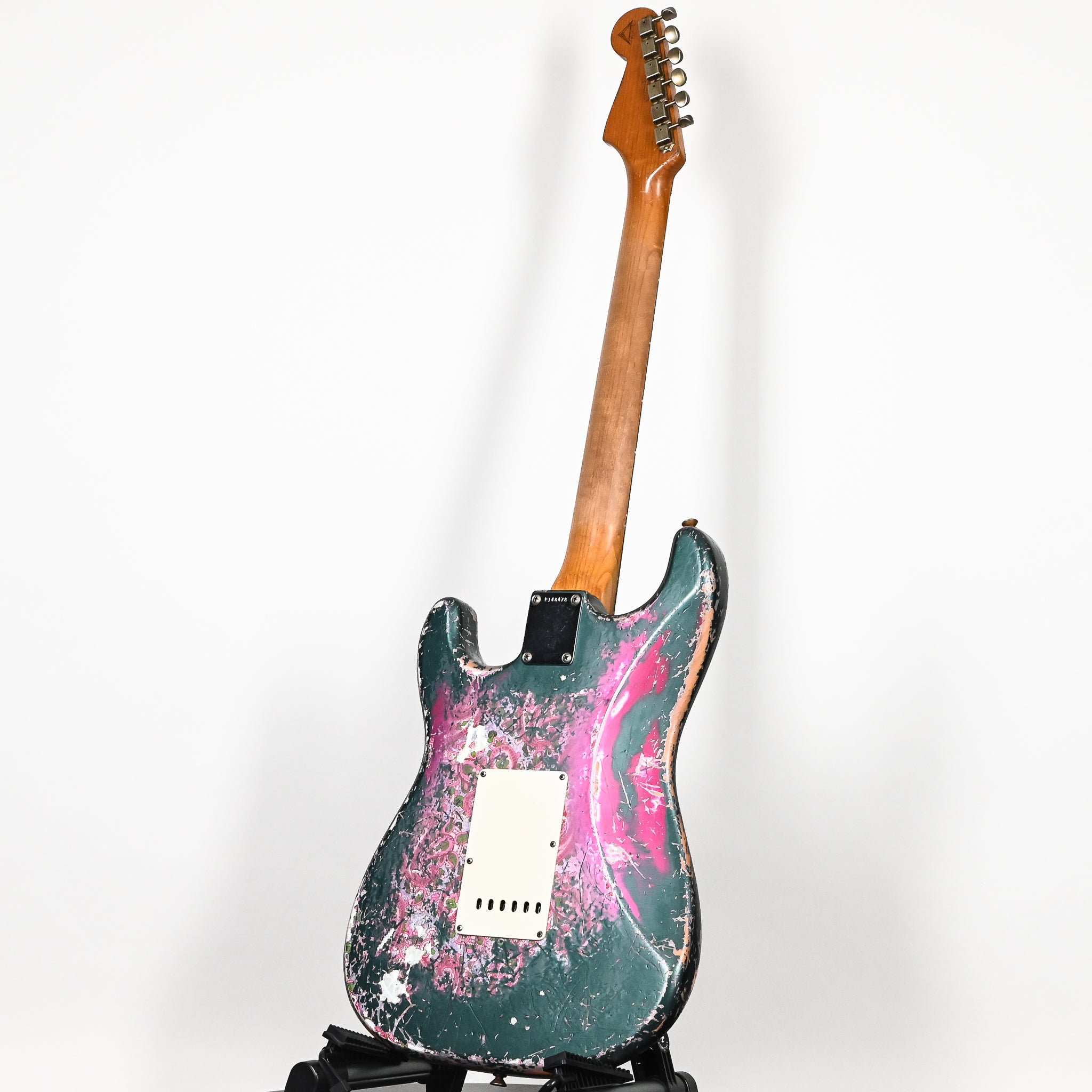 Fender Custom Shop Masterbuilt Dennis Galuszka '62 Stratocaster w/ Brazilian Rosewood Fingerboard Super Heavy Relic- Sherwood Metallic / Pink Paisley 2026 (R148478)