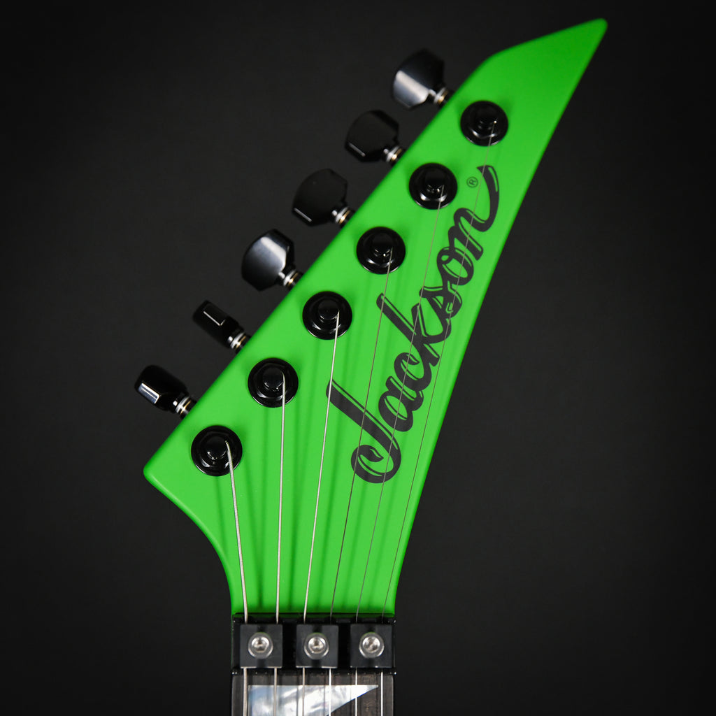Jackson American Series Soloist SL3 Electric Guitar Satin Slime Green 2023 (JAS2202259)