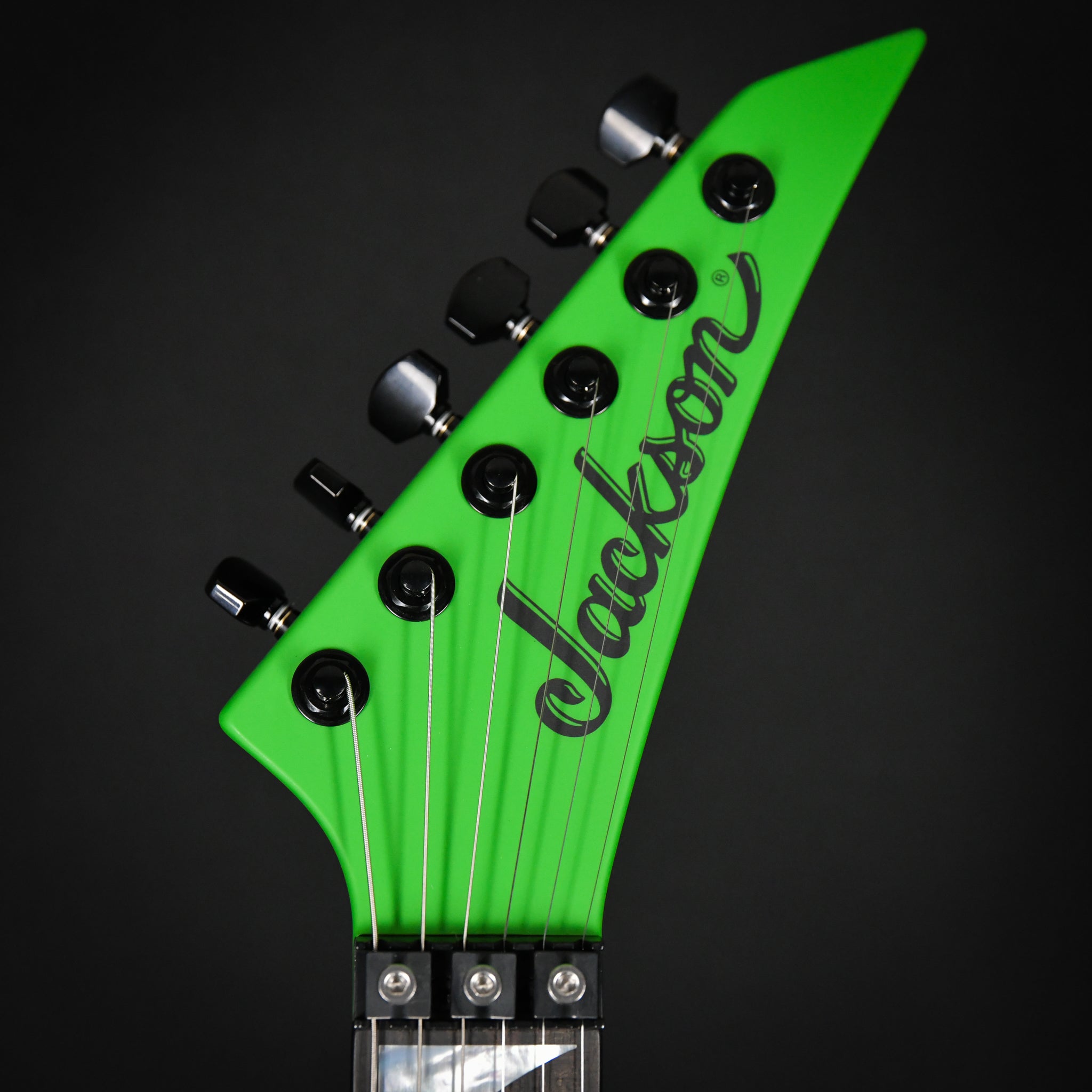 Jackson American Series Soloist SL3 Electric Guitar Satin Slime Green 2023 (JAS2202259)