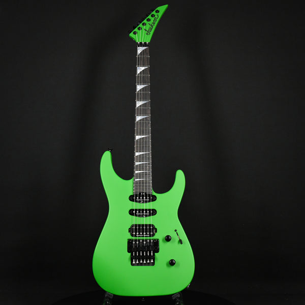 Jackson American Series Soloist SL3 Electric Guitar Satin Slime Green 2023 (JAS2202259)