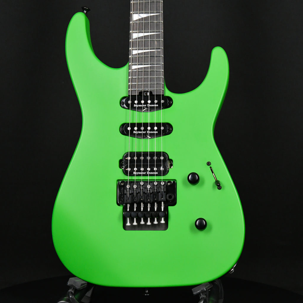 Jackson American Series Soloist SL3 Electric Guitar Satin Slime Green 2023 (JAS2202259)