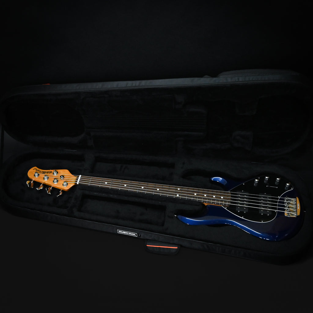 Ernie Ball Music Man StingRay 5 Special HH 5-String Bass Guitar– Butane Blue (F99358)