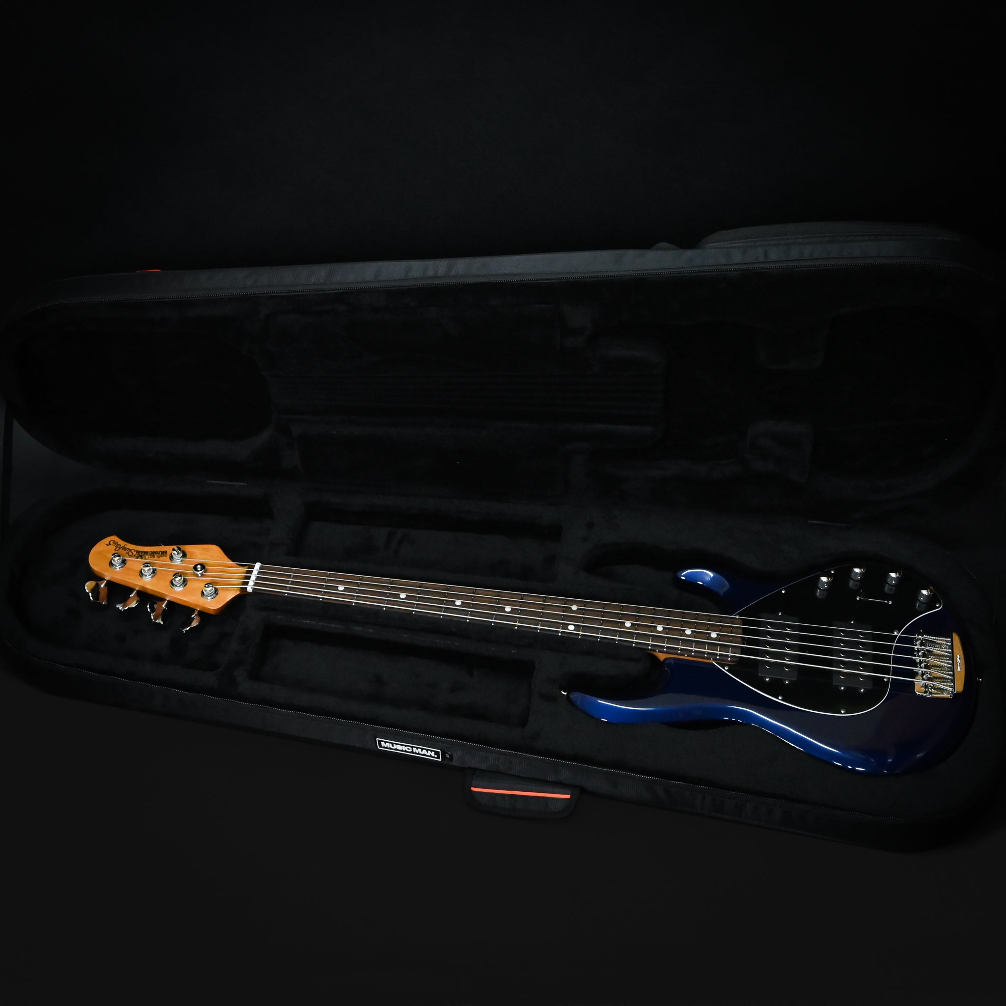 Ernie Ball Music Man StingRay 5 Special HH 5-String Bass Guitar– Butane Blue (F99358)