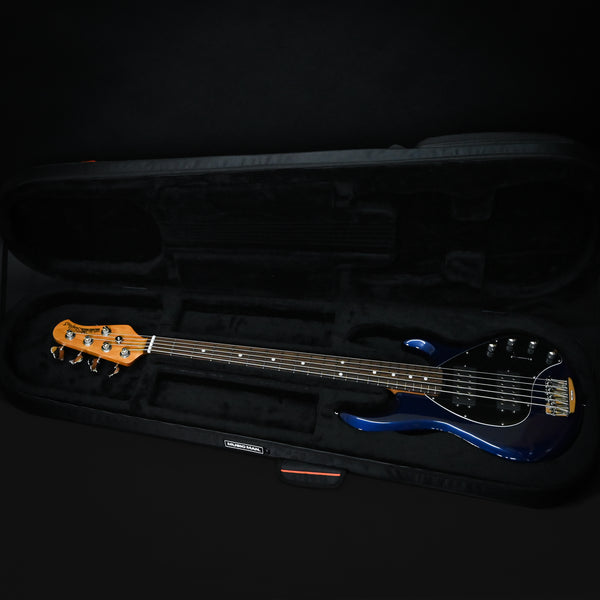 Ernie Ball Music Man StingRay 5 Special HH 5-String Bass Guitar– Butane Blue (F99358)