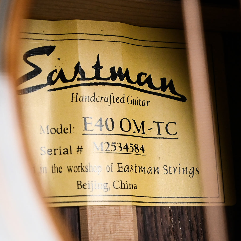 Eastman E40OM Thermo-Cure Acoustic Guitar- Natural 2026 (M2534584)