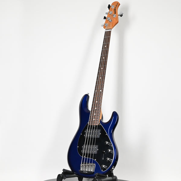 Ernie Ball Music Man StingRay 5 Special HH 5-String Bass Guitar– Butane Blue (F99358)