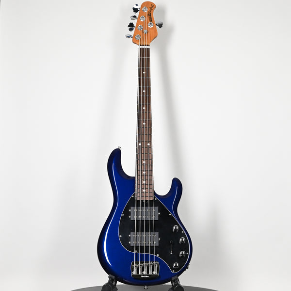 Ernie Ball Music Man StingRay 5 Special HH 5-String Bass Guitar– Butane Blue (F99358)
