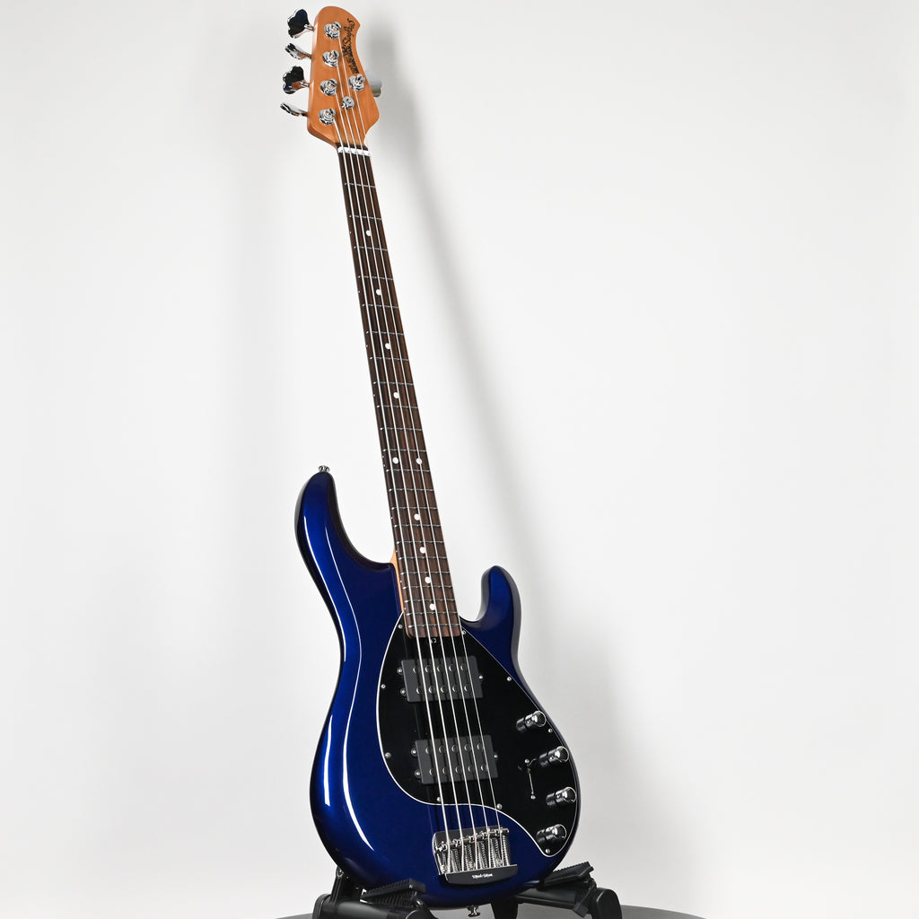 Ernie Ball Music Man StingRay 5 Special HH 5-String Bass Guitar– Butane Blue (F99358)