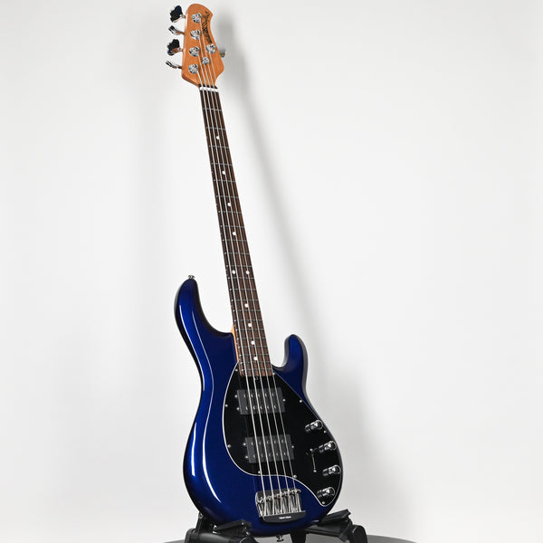 Ernie Ball Music Man StingRay 5 Special HH 5-String Bass Guitar– Butane Blue (F99358)