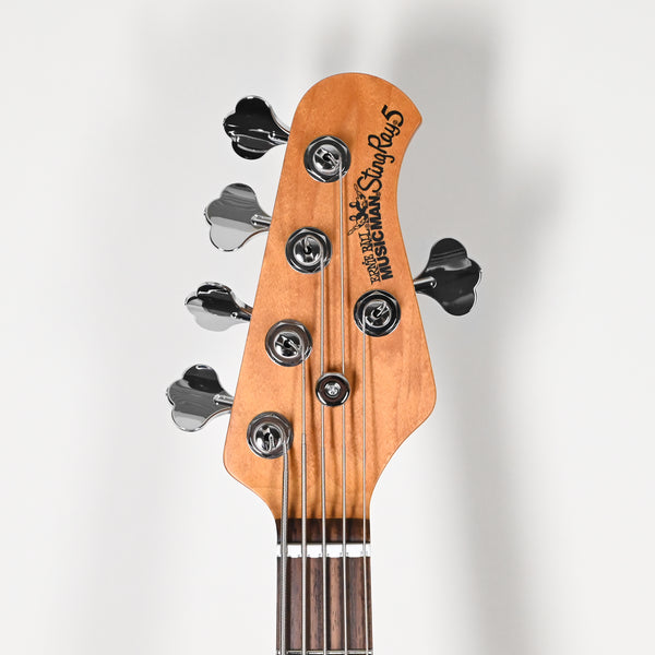 Ernie Ball Music Man StingRay 5 Special HH 5-String Bass Guitar– Butane Blue (F99358)