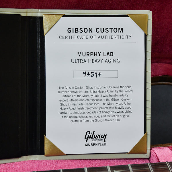 Gibson Custom 1959 Les Paul Standard Reissue Murphy Lab Ultra Heavy Aged Lemon Burst 2024 (94594)