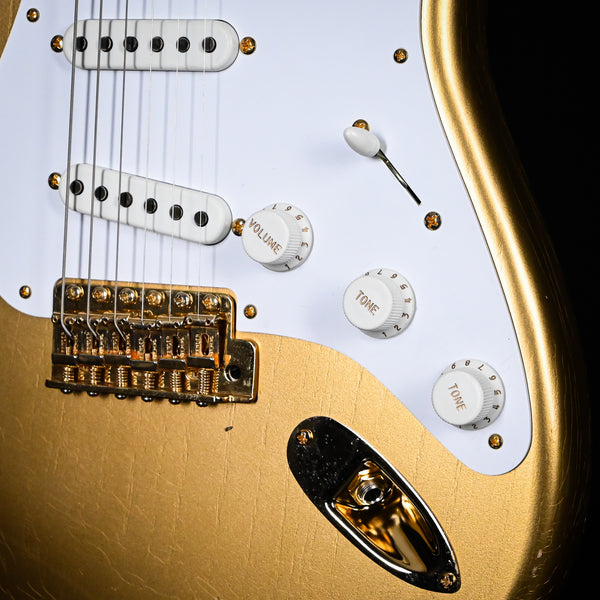 Fender Custom Shop Limited Edition '54 Stratocaster w/ Gold Hardware Journeyman/ Closet Classic Hardware- Aged Aztec Gold 2025 (LXX0256)