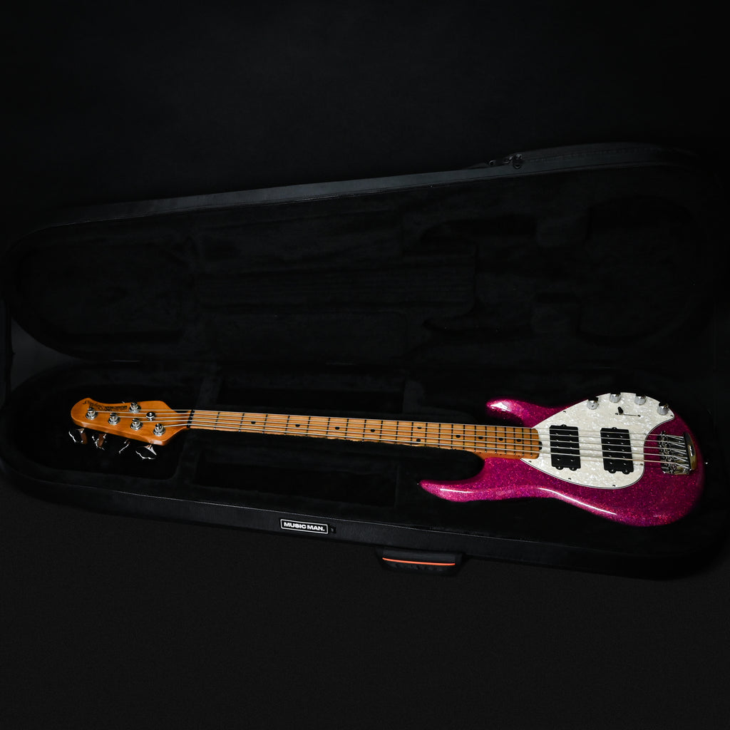 Ernie Ball Music Man StingRay 5 Special HH w/ Maple Fretboard, Bass Guitar- Soda Pink Sparkle 2026 (K07133)