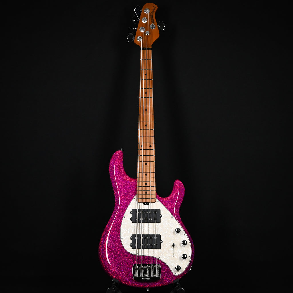 Ernie Ball Music Man StingRay 5 Special HH w/ Maple Fretboard, Bass Guitar- Soda Pink Sparkle 2026 (K07133)