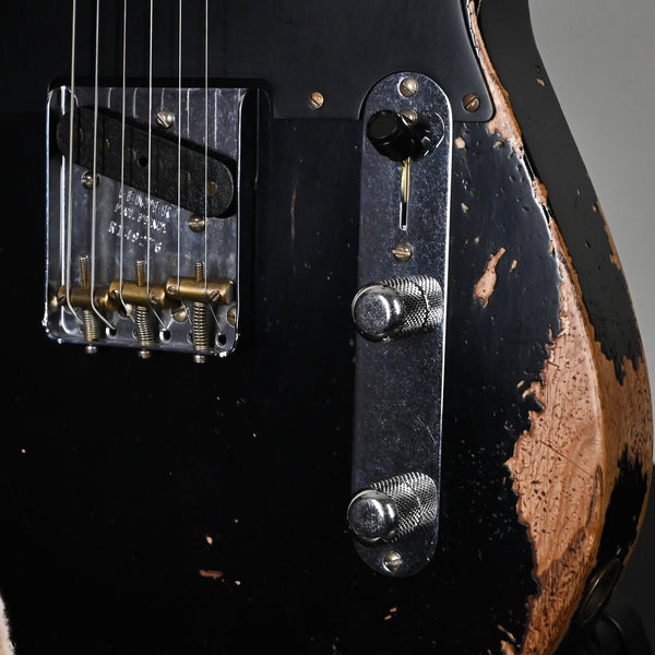 Fender Custom Shop '52 Telecaster Super Heavy Relic- Aged Black 2025 (R149276)