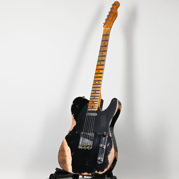 Fender Custom Shop '52 Telecaster Super Heavy Relic- Aged Black 2025 (R149276)